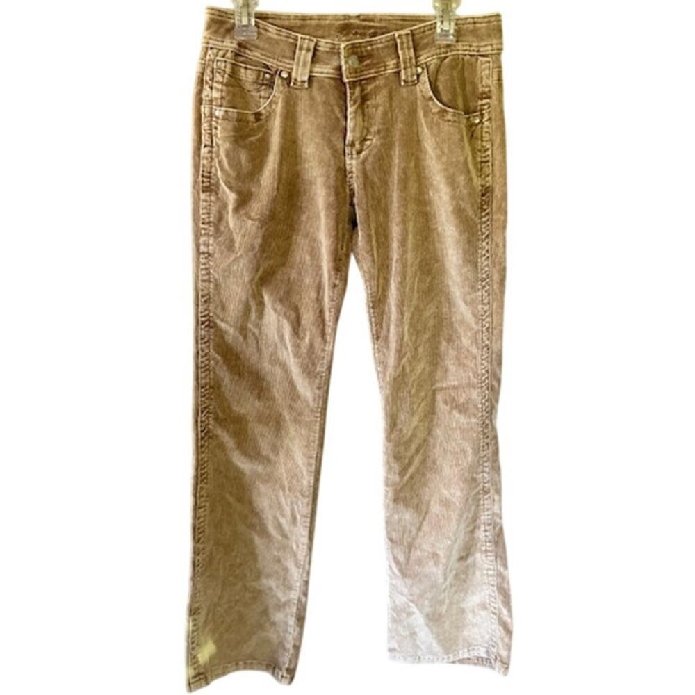 Younique Juniors Size 11 Tan Stretch Corduroy Pants – Waist 31-34, Inseam 31